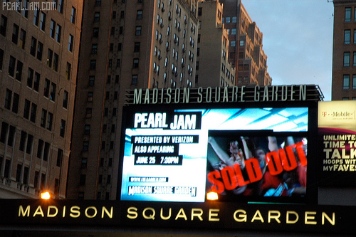 Static And Feedback Music Pearl Jam New York City New York