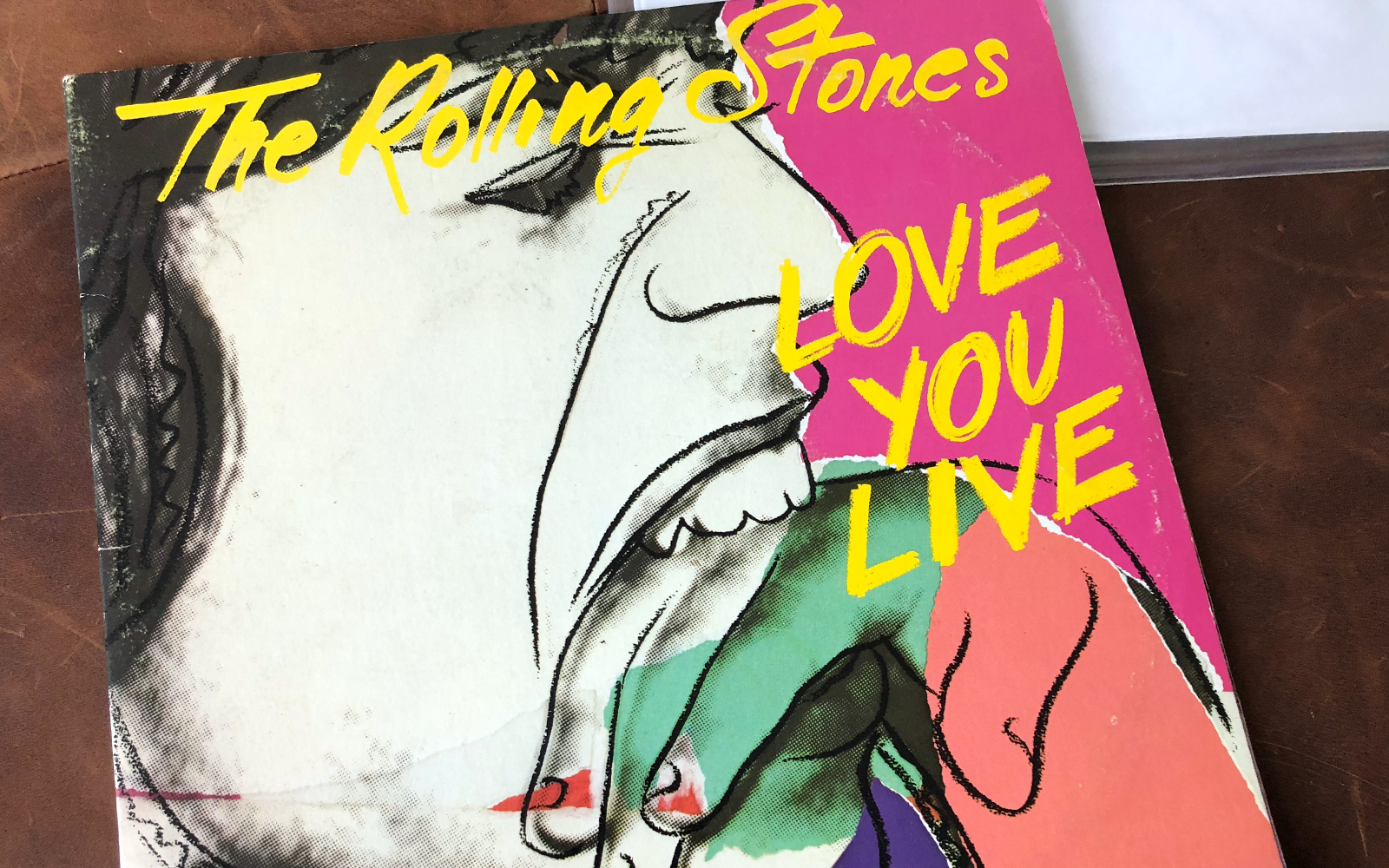 Front cover of the Rolling Stones Love You Live